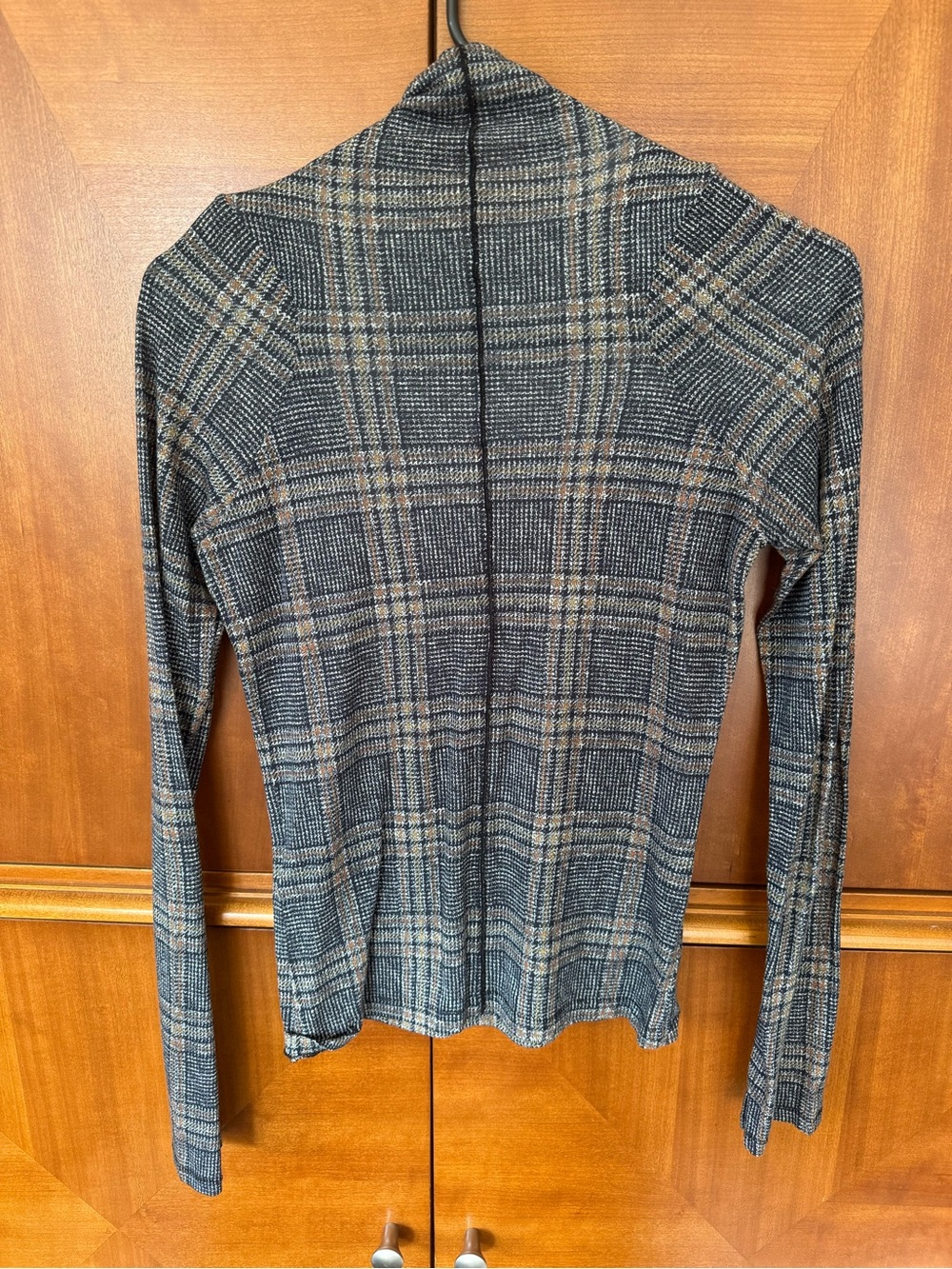 Rag & Bone Shaw Paneled Plaid top - Picture 4 of 5